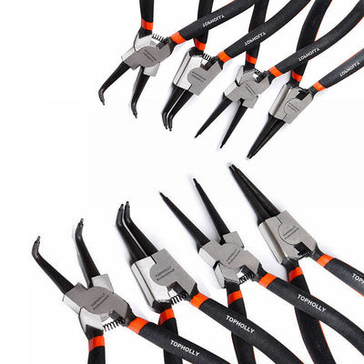 5 6 7 9&quot; sistema interno del anillo de retención del externo de Bent Snap Ring Pliers Straight