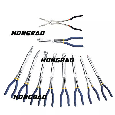 11&quot; Bent Nose Long Reach Pliers fijó el clip anguloso extralargo de 45 grados curvó