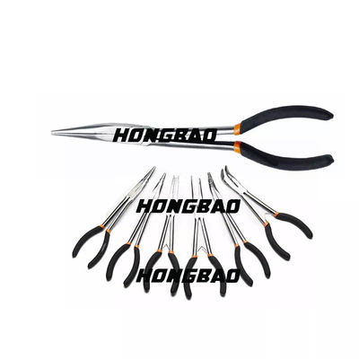 alcance largo Bent Nose Pliers For Jewellery de la curva angulosa del clip de 11&quot; 20 grados que hace el equipo