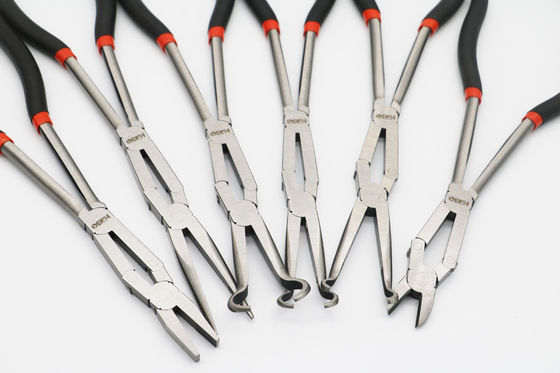 13&quot; los alicates largos del alcance 4pc fijó la junta doble Bent Nose Clip Holding de X 335m m