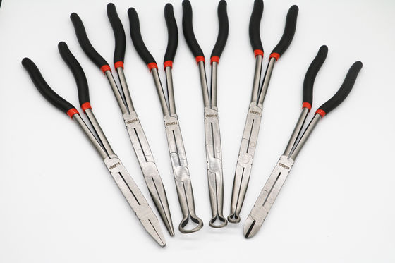 13&quot; los alicates largos del alcance 4pc fijó la junta doble Bent Nose Clip Holding de X 335m m