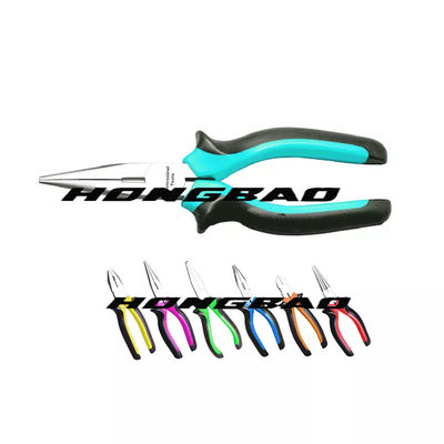 El electricista largo Insulated Combination Plier de la nariz cae la manija suave forjada 6&quot; 7&quot; 8&quot; europeo
