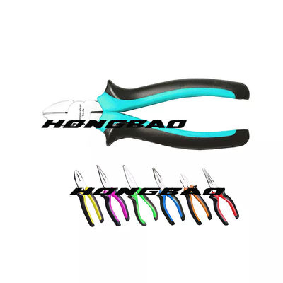 El electricista largo Insulated Combination Plier de la nariz cae la manija suave forjada 6&quot; 7&quot; 8&quot; europeo