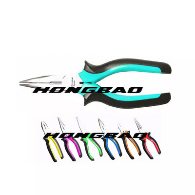 El electricista largo Insulated Combination Plier de la nariz cae la manija suave forjada 6&quot; 7&quot; 8&quot; europeo