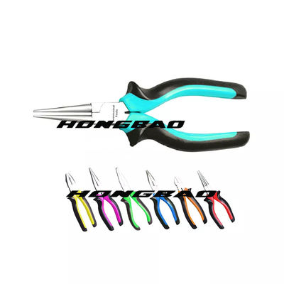 El electricista largo Insulated Combination Plier de la nariz cae la manija suave forjada 6&quot; 7&quot; 8&quot; europeo