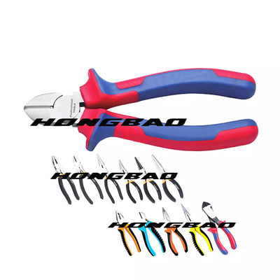 El descenso de alta calidad forjó la manija suave ergonómica 6&quot; 7&quot; 8&quot; tipo juez de línea Nipper Pliers Functional Combination Pliers de Alemania