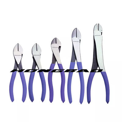 4-1/2 adentro. 6-1/2 7&quot; corte lateral principal grande Bent Body Chrome Vanadium Steel de los cortaalambres diagonales