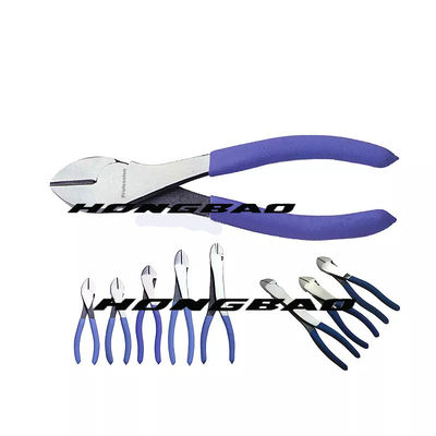 4-1/2 adentro. 6-1/2 7&quot; corte lateral principal grande Bent Body Chrome Vanadium Steel de los cortaalambres diagonales