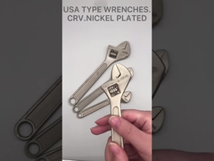 La llave universal ajustable auto fijó el trinquete antideslizante de dos extremos de la llave inglesa