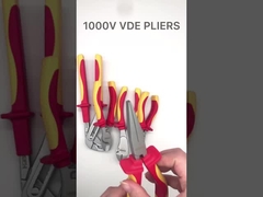 la herramienta de mano del Vde 1000V fijó 200m m que los alicates de desmontaje aislados 8 pulgadas del alambre telegrafían prensar