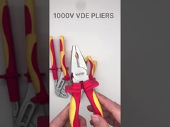 la herramienta de mano del Vde 1000V fijó 200m m que los alicates de desmontaje aislados 8 pulgadas del alambre telegrafían prensar